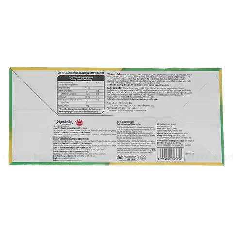 Bánh Bông Lan Cuộn Lá Dứa Solite: Hộp 324g, 360g & Cách Làm Mềm Xốp Tại Nhà
