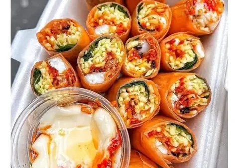 Hướng Dẫn Chi Tiết Cách Làm Bánh Tráng Cuốn Sốt Bơ Thơm Ngon Tại Nhà
