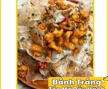 Hướng Dẫn Chi Tiết Cách Làm Bánh Tráng Mỡ Hành Tóp Mỡ Ngon Chuẩn Vị