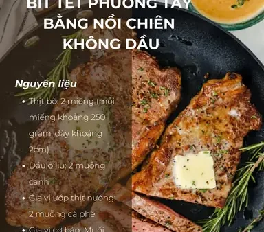 6 Cách Làm Bò Nướng Nồi Chiên Không Dầu Mềm Ngon Tại Nhà