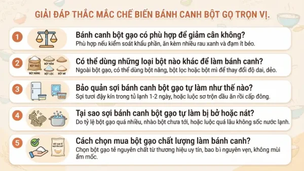 Cách Bảo Quản Bánh Canh Bột Gạo Tươi Lâu, Giữ Trọn Vị Ngon