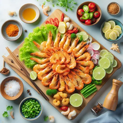 Cách Bày Tôm Đẹp Mắt Trên Đĩa Bầu Dục Chuẩn Chuyên Gia Cách Bày Tôm Đẹp Mắt Trên Đĩa Bầu Dục Chuẩn Chuyên Gia