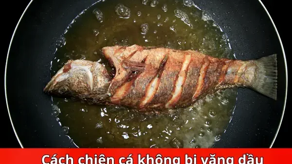 Bí Quyết Chiên Cá Vàng Giòn, Ít Văng Dầu Và Không Bị Khét