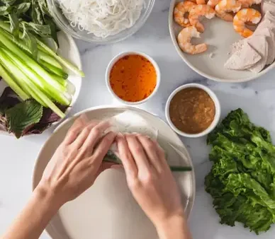 Bí Quyết Cuốn Gỏi Cuốn Đẹp Mắt, Không Bị Dính Và Dai Ngon Chuẩn Vị
