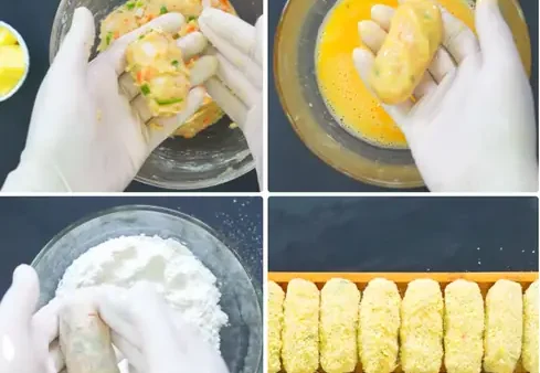 Cách Làm Bánh Gà Phô Mai Chiên Xù Giòn Rụm Tan Chảy Tại Nhà