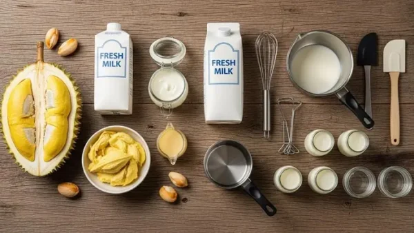 Hướng Dẫn Chi Tiết Cách Làm Kem Bơ Sầu Riêng Mềm Mịn, Thơm Béo Tại Nhà