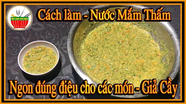 Cách Làm Nước Chấm Giả Cầy Bằng Nước Mắm Thấm Miền Tây Cách Làm Nước Chấm Giả Cầy Bằng Nước Mắm Thấm Miền Tây