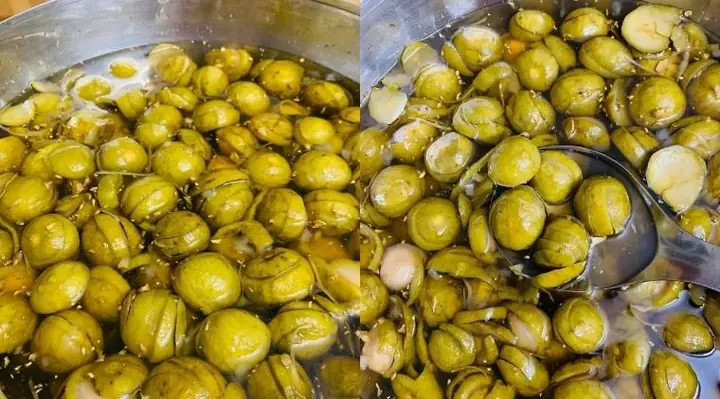 Cách Làm Sấu Ngâm Đường Gừng Chuẩn Vị, Giòn Ngon, Để Lâu Không Nổi Váng Cách Làm Sấu Ngâm Đường Gừng Chuẩn Vị, Giòn Ngon, Để Lâu Không Nổi Váng