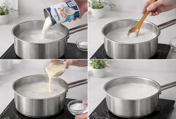Cách Làm Sữa Cốt Dừa (nước Cốt Dừa) Tại Nhà: Béo Ngậy, Trắng Mịn, Tách Lớp Chuẩn Từ Dừa Tươi & Lọc Hộp Cách Làm Sữa Cốt Dừa (nước Cốt Dừa) Tại Nhà: Béo Ngậy, Trắng Mịn, Tách Lớp Chuẩn Từ Dừa Tươi & Lọc Hộp