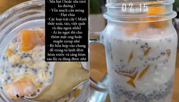 Cách Làm Yến Mạch Ngâm Qua Đêm Giảm Cân, Healthy & Ngon Miệng