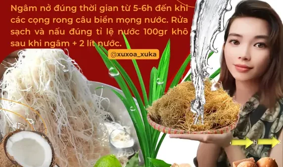 Hướng Dẫn Cách Nấu Rau Câu Khô (rong Biển, Sụn, Chân Vịt) Giòn Sần, Trong Vắt, Khử Tanh Chuẩn Vị Từ A-Z