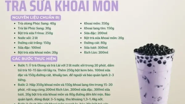 Công Thức Pha Trà Sữa Truyền Thống & Biến Tấu Thơm Ngon Tại Nhà