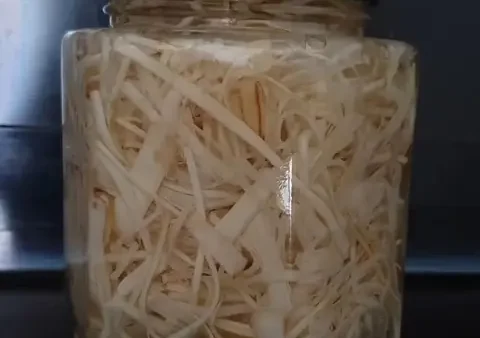 Cách Làm Củ Hủ Dừa Ngâm Chua Ngọt Trắng Giòn Dễ Làm Tại Nhà
