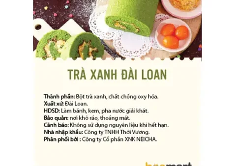 Bảng Giá Bột Trà Xanh Làm Bánh 2024: So Sánh Matcha Nhật – Đài Loan – Việt Nam & Mẹo Chọn Loại Đúng Chuẩn