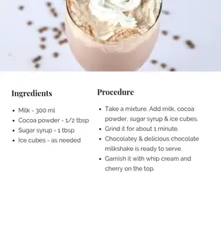 How To Make A Chocolate Milkshake At Home: Easy Chocolate Shake Recipe