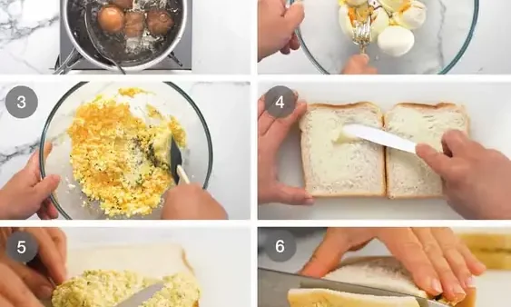 Cách Làm Sandwich Trứng Ngon Tuyệt Đơn Giản Tại Nhà