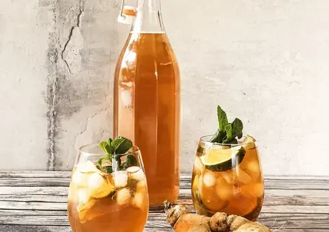 How To Make Ginger Cordial At Home With Fresh Ginger And Lemon