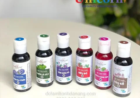 Màu Thực Phẩm Làm Bánh: Hướng Dẫn Chọn, Phân Loại & Cách Sử Dụng An Toàn