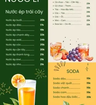 Thực Đơn Nước Ép Trái Cây: Hơn 50+ Công Thức Mix Ngon & Lợi Ích Cho Sức Khỏe