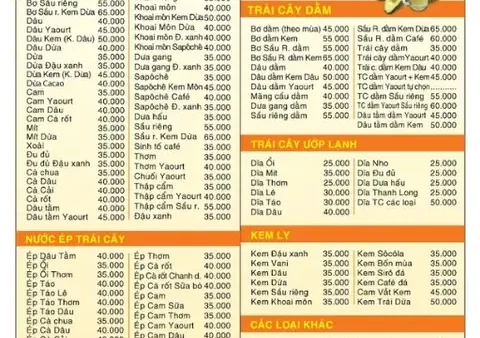 Menu Sinh Tố Nước Ép: Tổng Hợp Các Loại Phổ Biến & Gợi Ý Thiết Kế Hấp Dẫn