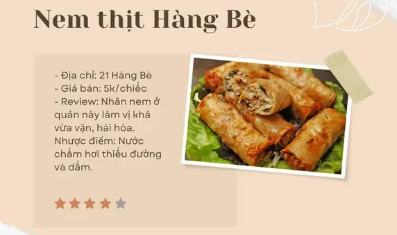Top 5 Quán Nem Rán Ngon Nổi Tiếng Nhất Hà Nội: Địa Chỉ & Bí Quyết Chinh Phục Thực Khách