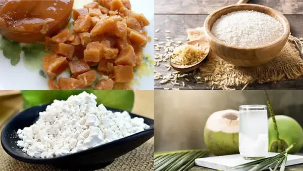 Nguyên Liệu Làm Bánh Bò Thốt Nốt Chuẩn Vị, Rễ Tre Dày & Cách Làm Chi Tiết