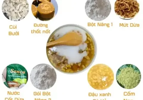 Nguyên Liệu Làm Chè Bưởi Chuẩn Vị, Giòn Ngon Không Đắng
