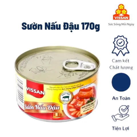 Sườn Nấu Đậu Đóng Hộp: Hương Vị Ngon Chuẩn Vissan & Cách Chế Biến Đơn Giản Sườn Nấu Đậu Đóng Hộp: Hương Vị Ngon Chuẩn Vissan & Cách Chế Biến Đơn Giản