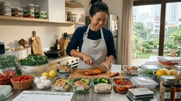 Thực Đơn Ăn Giảm Cân Tại Nhà: Gợi Ý Khoa Học, Đơn Giản & Hiệu Quả 7 Ngày