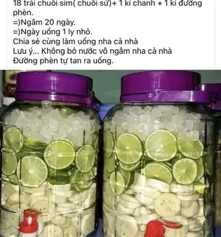 Cách Làm Chuối Ngâm Đường Phèn Với Chanh: Đúng Tỷ Lệ, Dễ Bảo Quản