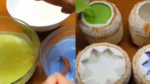 Cách Nấu Đông Sương Lá Dứa Cốt Dừa Dẻo, Thơm Và Không Bị Tách Lớp
