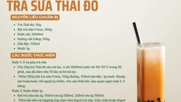 Cách Nấu Trà Sữa Trân Châu Thái Tại Nhà: Từ Pha Trà Đến Làm Trân Châu
