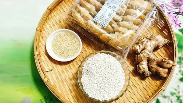 Cách Nấu Xôi Chè Mật Mía Dẻo Thơm Từ Gạo Nếp Và Gừng Tươi